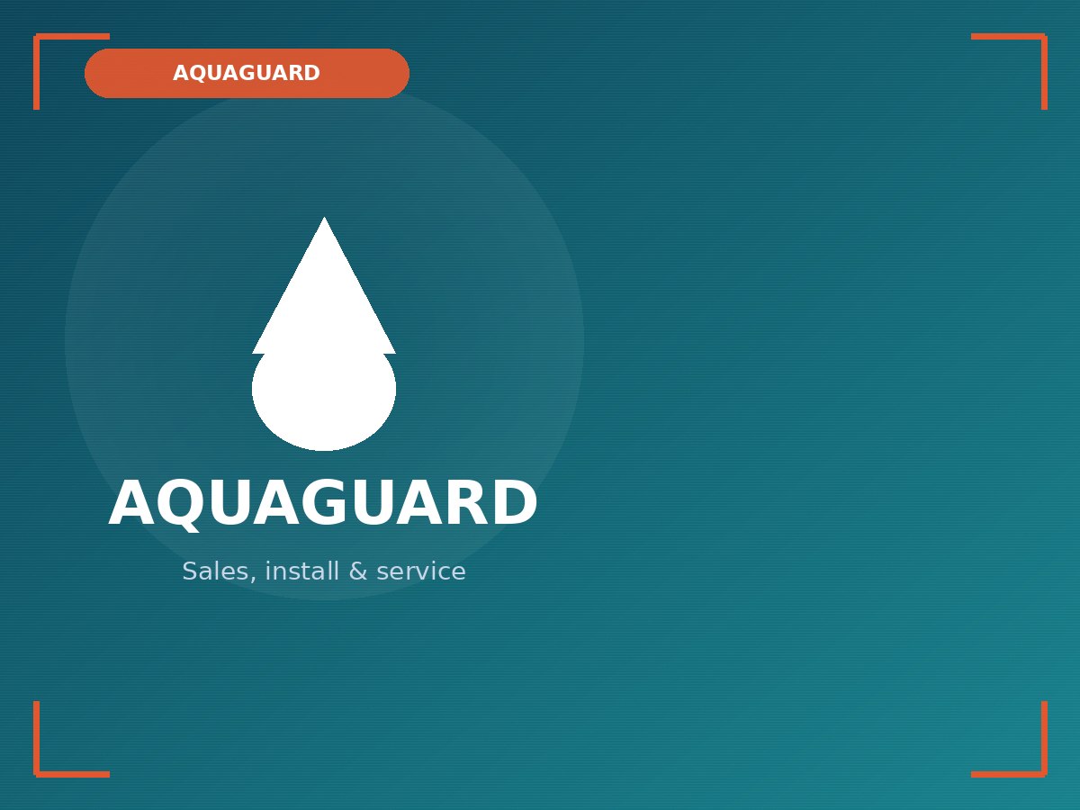 Aquaguard water purification unit